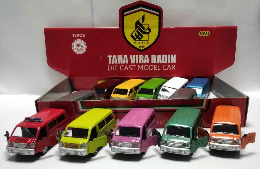 طاها ماشین فلزی ون عقب کش 12 عددی