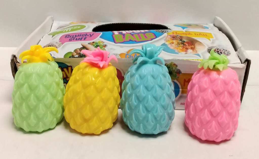 توپ ضد استرس طرح آناناس خارجی 8 عددی