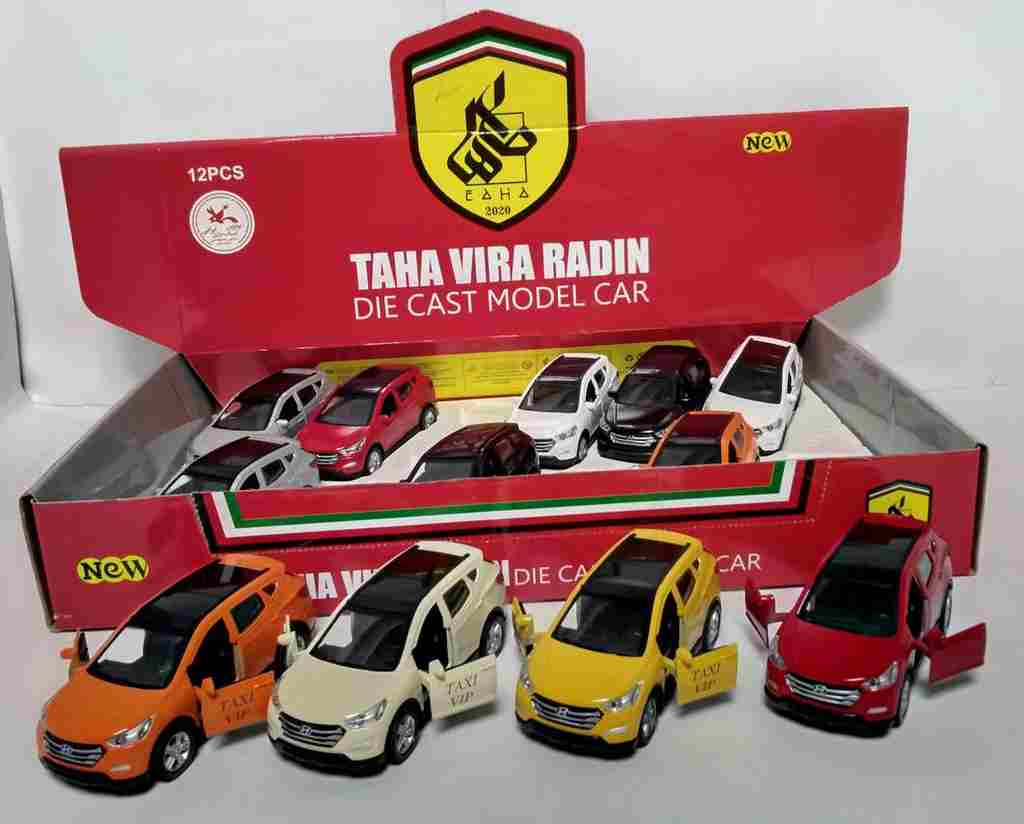 طاها خودرو سانتافه فلزی عقب کش 12 عددی