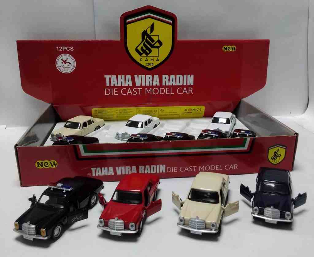 طاها خودرو بنزفلزی عقب کش 12 عددی