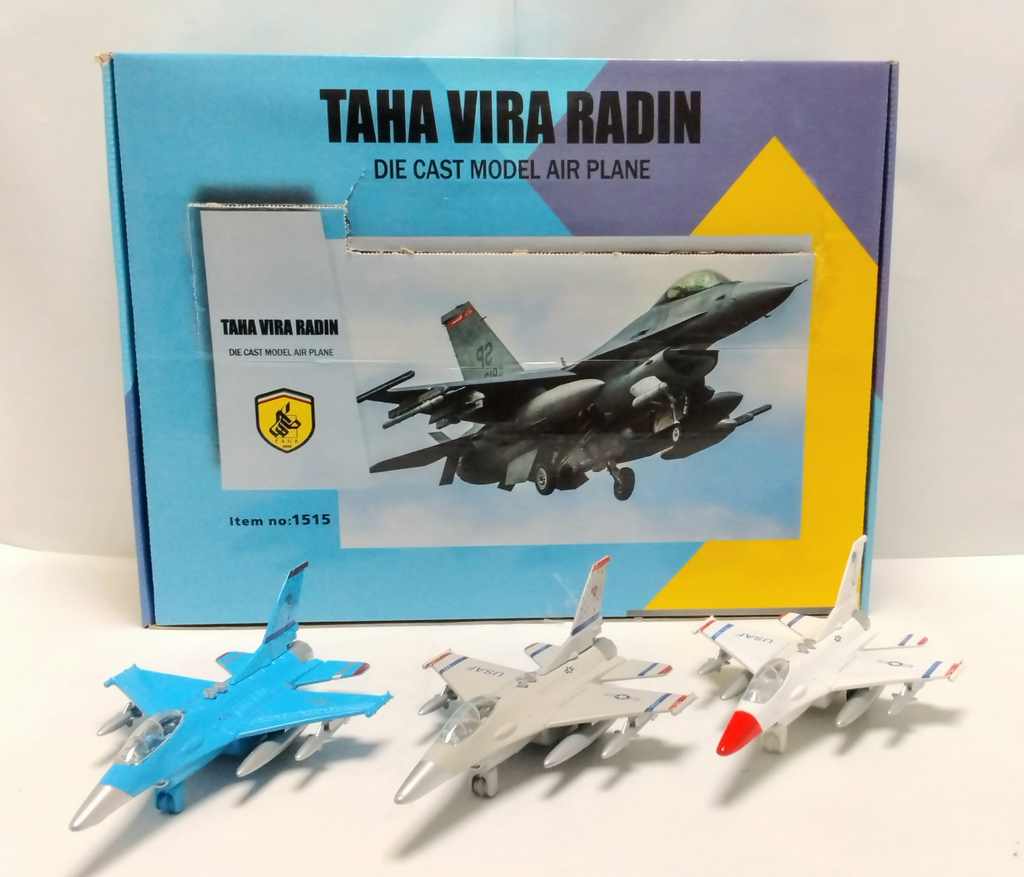 طاها هواپیمای F16 فلزی عقب کش 6 عددی