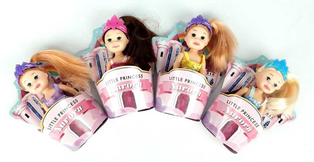 عروسک دخترAuroraمفصلی توپرخارجی12سانت