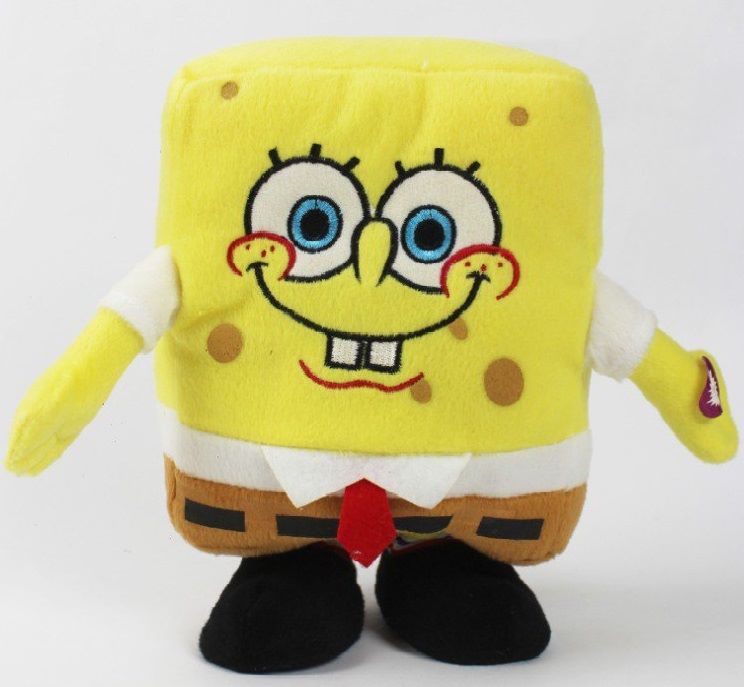 عروسک باب اسفنجی موزیکال متحرک 20 سانت