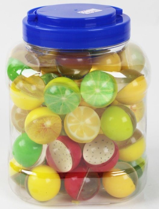 توپ شیطونک طرح میوه بانکه60عددی