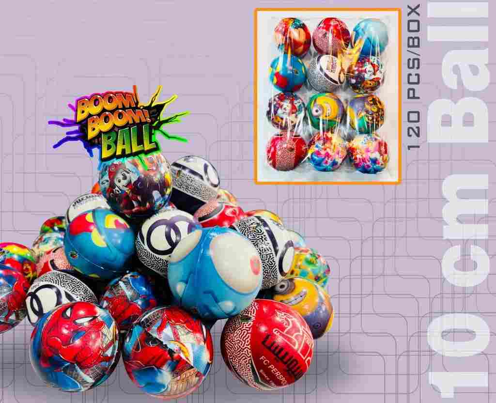 بوم بال توپ اسفنجی 10سانت 12عددی سایز3