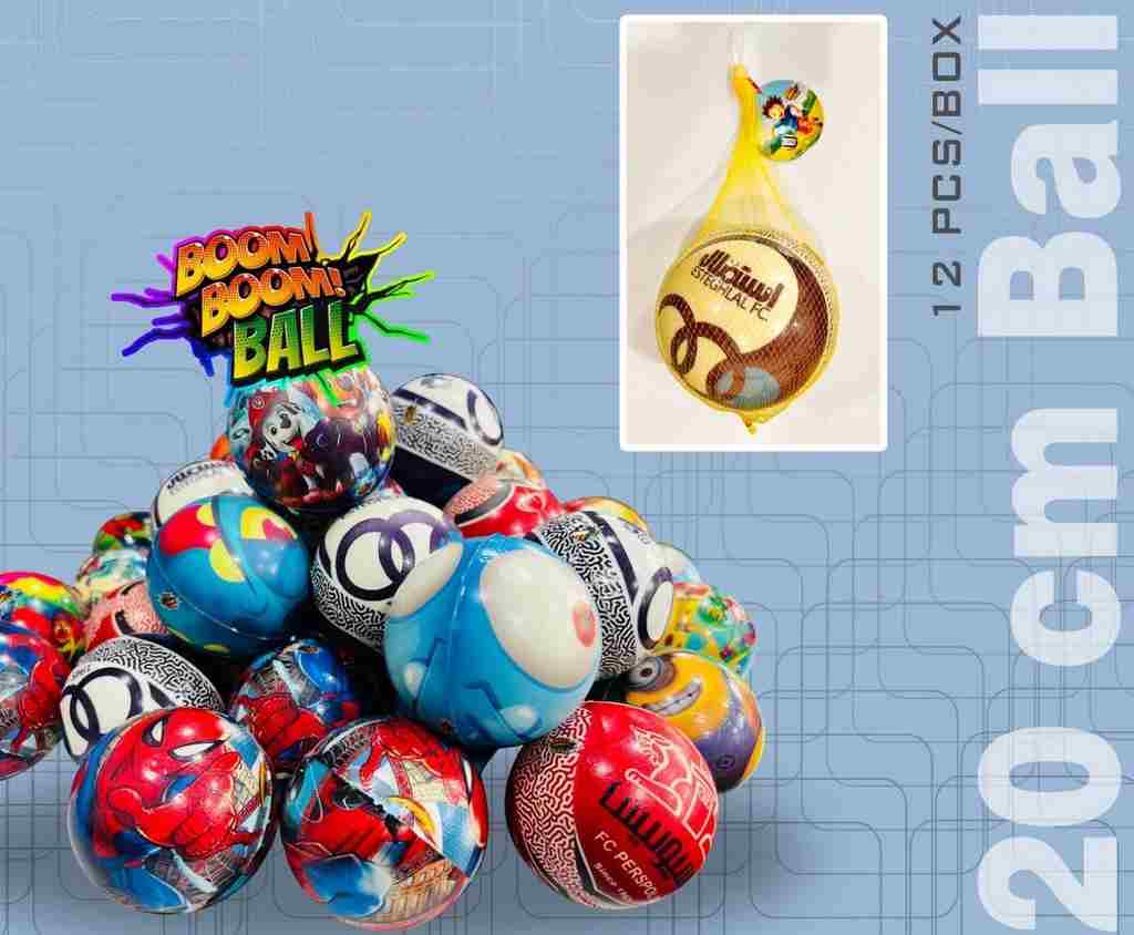 بوم بال توپ اسفنجی 20سانت سایز5