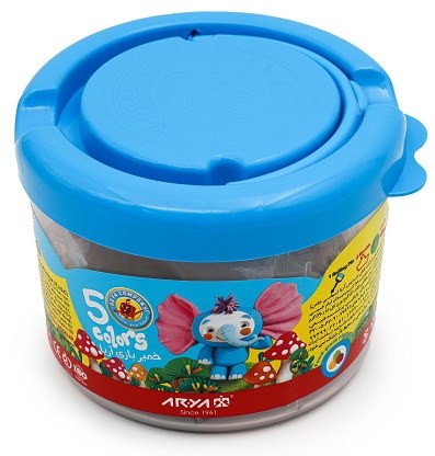 آریا خمیر سطلی 5 رنگ کد 1062