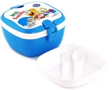 آریا ظرف غذای 2 طبقه مربع کد 6021