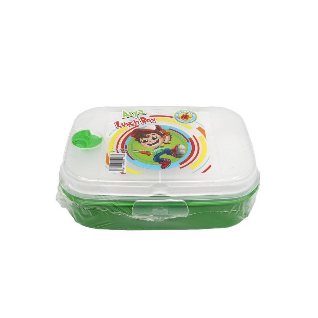 آریا ظرف غذای مستطیل کوچک سوپاپ دار کد 6023